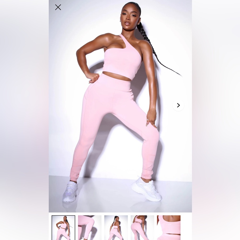 Dazzle Lynx Bra & Antlia Legging - Blush
